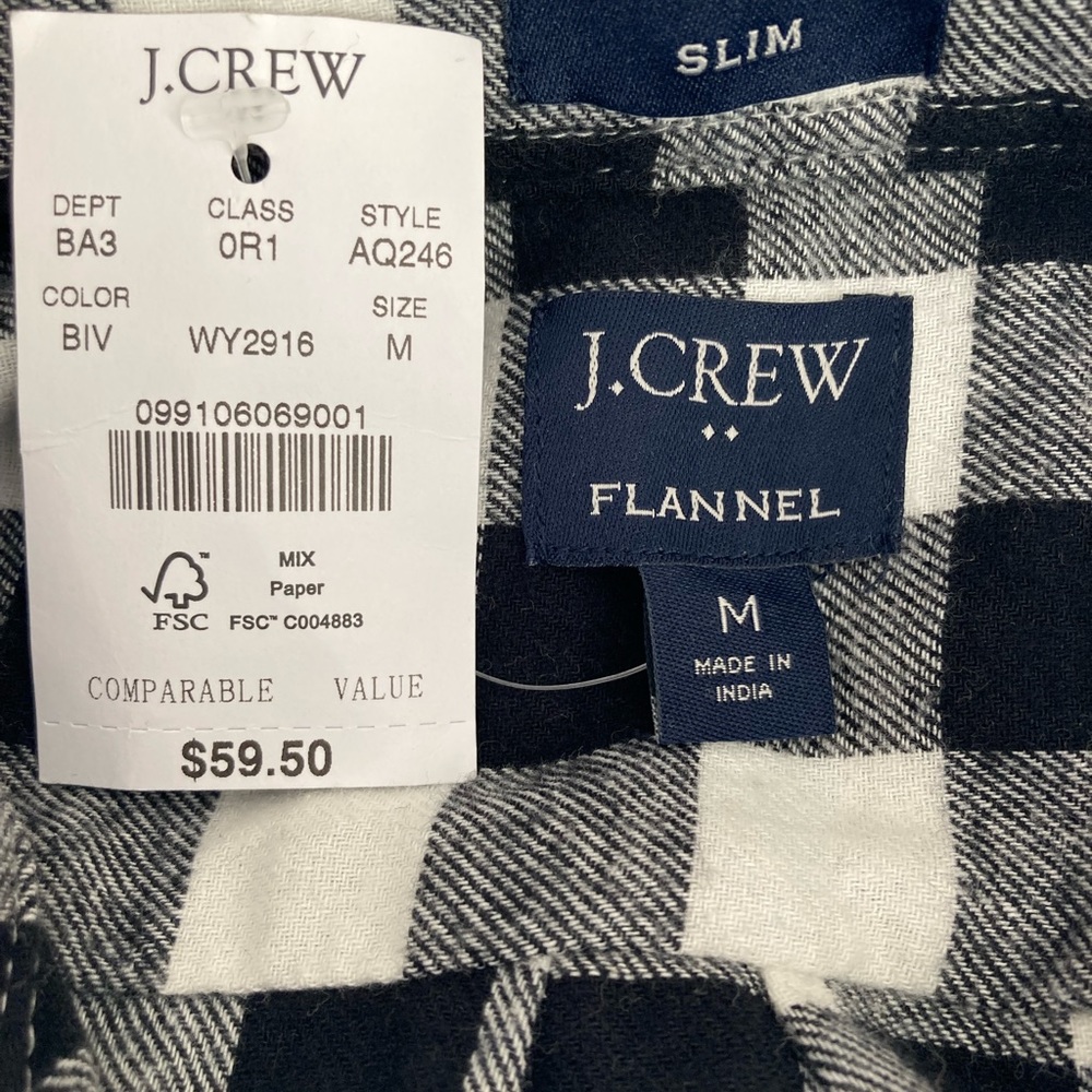 NWT-JCrew flannel - Picture 2 of 3